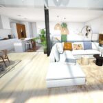 Woonhuis met souterrain indelingsadvies incl. aanpassing trappenhuis, positie binnenwanden en (dag-)licht visualisatie