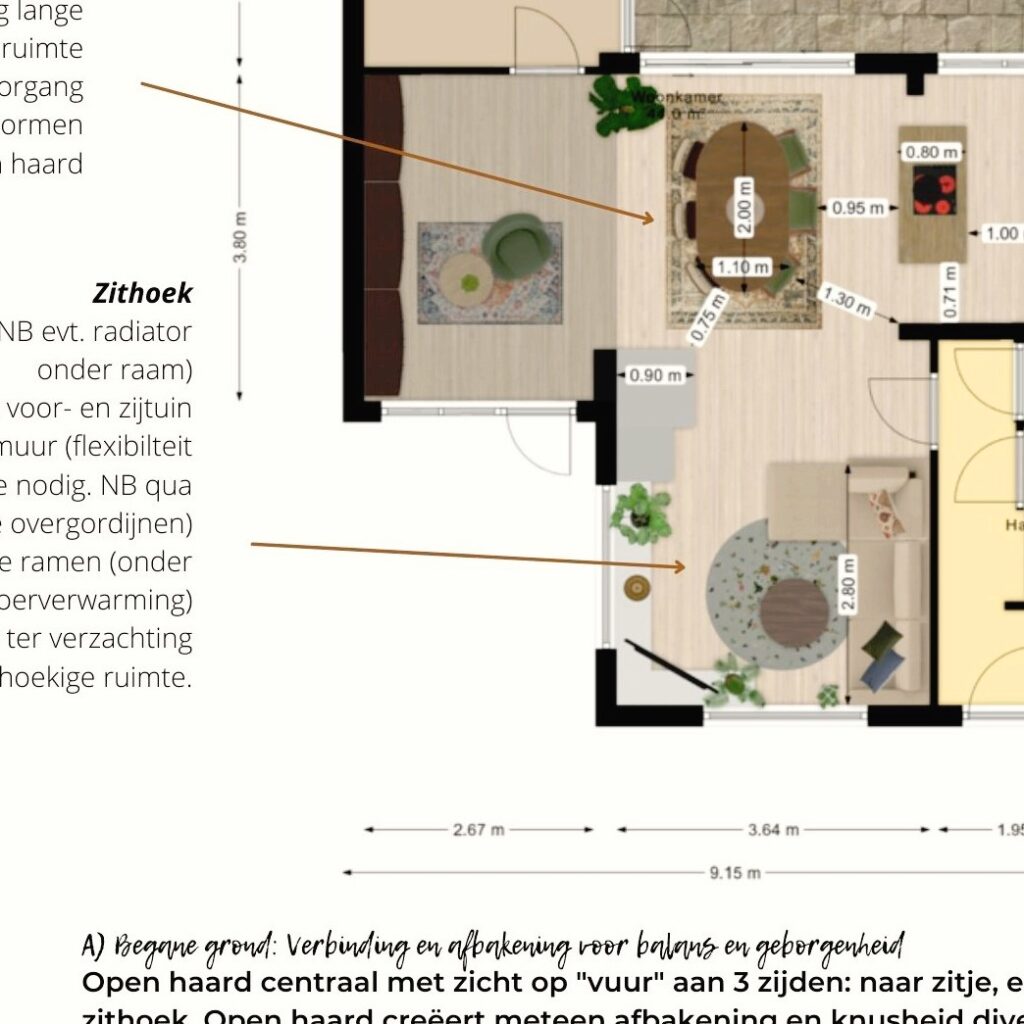 Indeling en vormgeving Keuken + woonkamer, De Meern