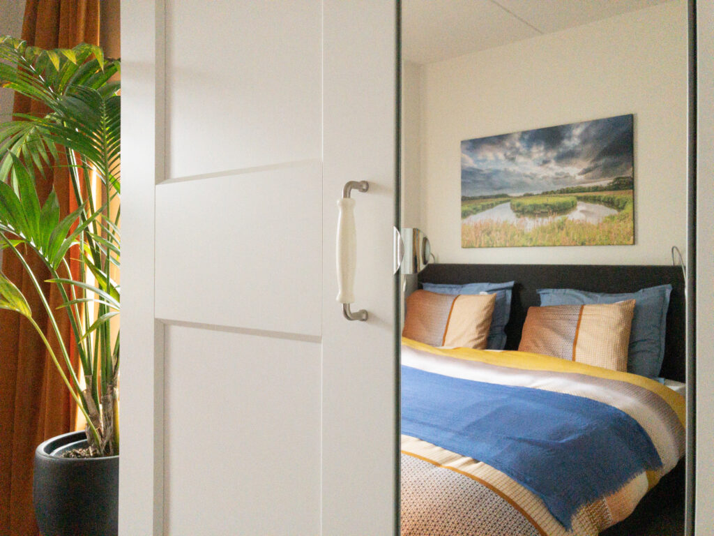 Licht en reflectie van belang bij kleuradvies en kastontwerp gelijkvloers wonen op het Noorden