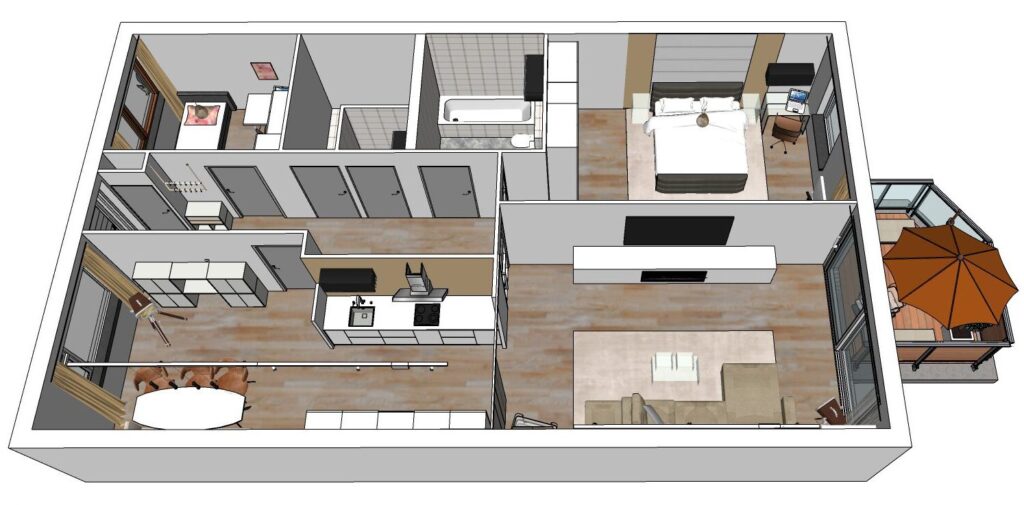 Appartement 3D Totaaladvies Incl. Shopping